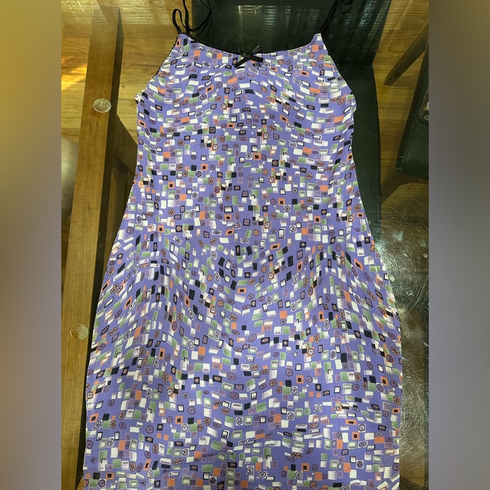 Urban outfitters purple design mini dress